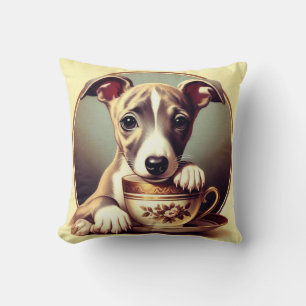Coussin Joli chiot Whippet