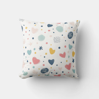 Coussin Joli ciel de dessin animé