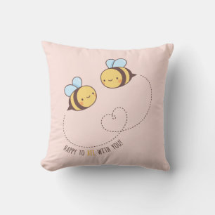 Coussin Joli D'Être Avec Vous Couple Décor Chambre