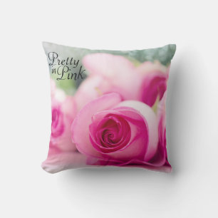 Coussin Joli en rose Roses
