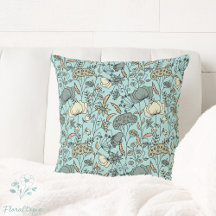 Joli Fleur sauvage Meadow Pastel Blue Floral Desig