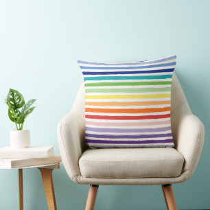 Coussin Joli Motif arc-en-ciel