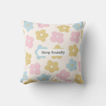 Joli motif floral de fleurs pastel pour dormir pai