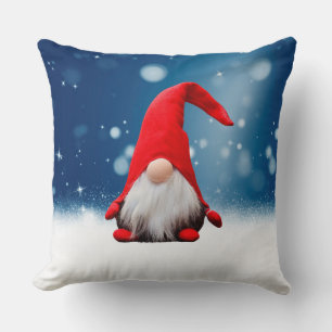 Coussin Joli Noël Père Noël Neige Étoiles
