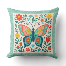 Joli papillon d'art populaire 