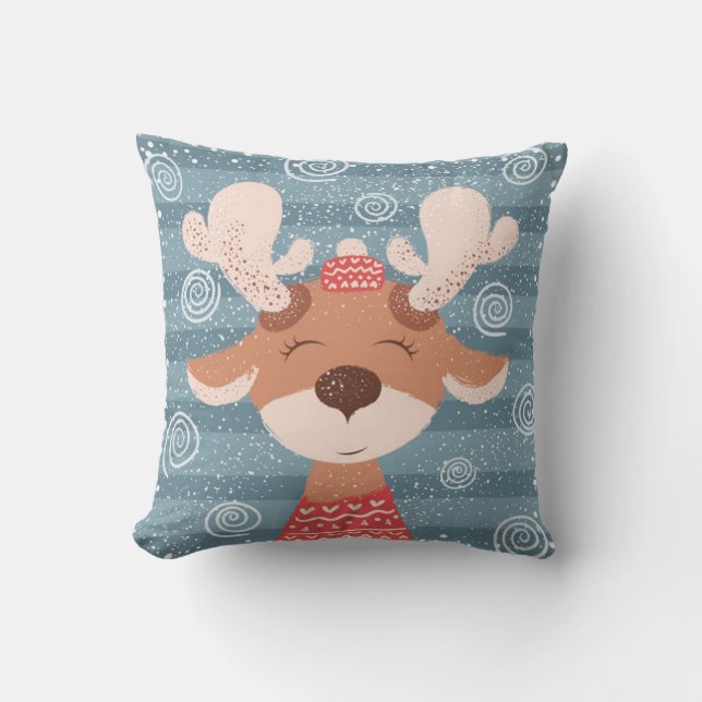 Coussin Joli petit renne (Recto)