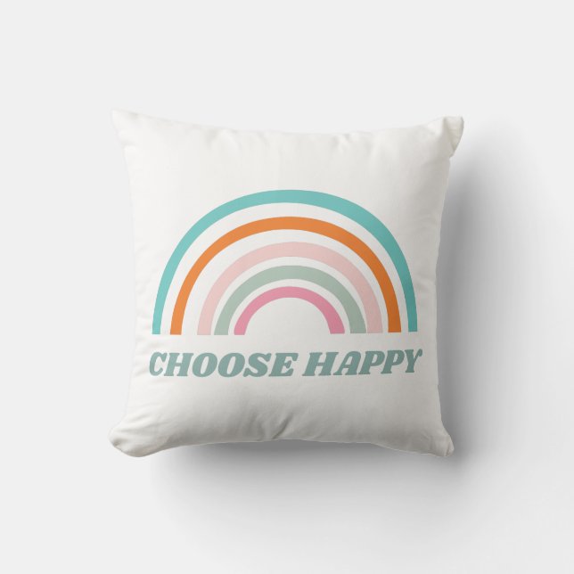 Coussin Joli Rainbow Art Happiness Inspiration (Recto)