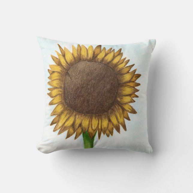 Coussin Joli tournesol (Recto)