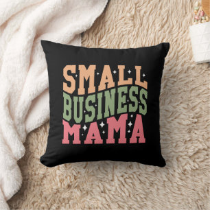 Coussin Jolie création de mots pour petite entreprise mama