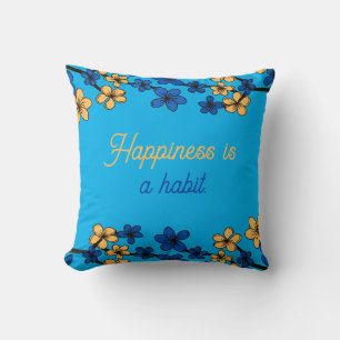 Coussin Jolie Fleur Bleue