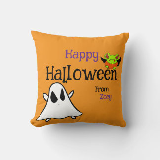 Coussin Jolie Halloween Jeter l'oreiller avec ghostie et g