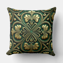 JOLIMENT VERT & GOLD IRISH CELTIC KNOTS