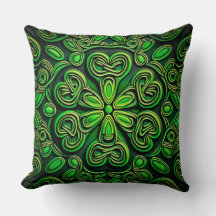 JOLIMENT VERT & GOLD IRISH CELTIC KNOTS