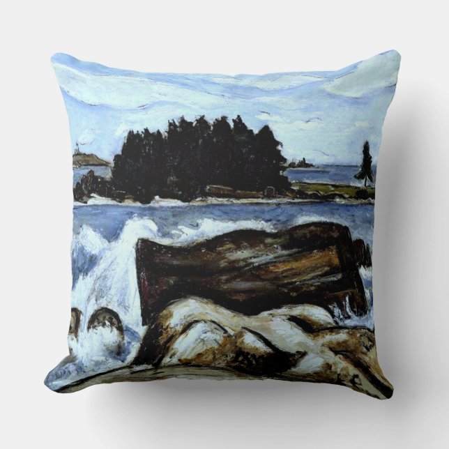 Coussin Jotham's Island (aujourd'hui Fox), au large de Ind (Recto)