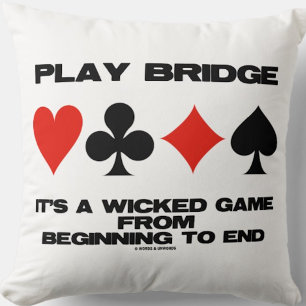 Coussin Jouer au pont C'est un jeu inattendu dès le début