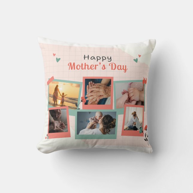 Coussin Jouer le jour de la mère de l'oreiller (Recto)
