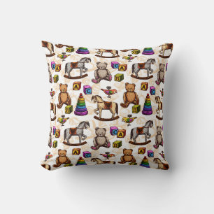 Coussin Jouets pour enfants vintage