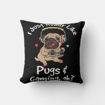 Joueur Carlin Lover Jeux Vidéo Carlin de chien Jeu