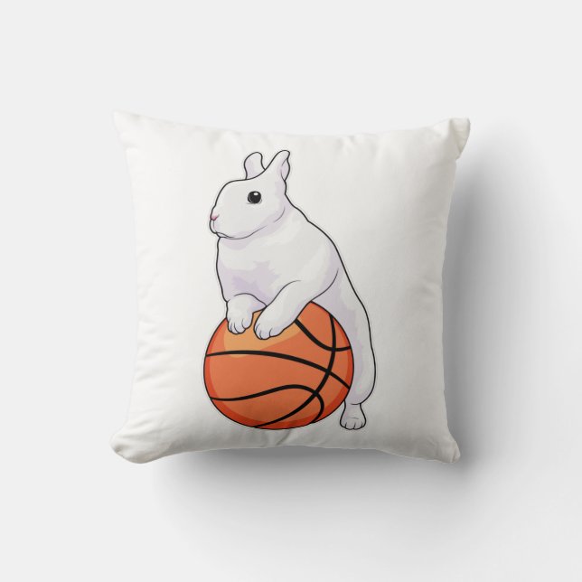 Coussin Joueur de basket-ball Bunny (Recto)