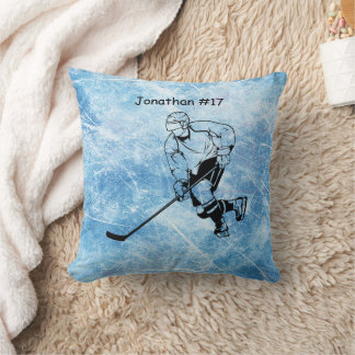 Coussin Joueur de hockey sur glace