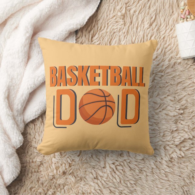 Coussin Joueur de l'équipe de basket-ball papa Sports (Couverture)