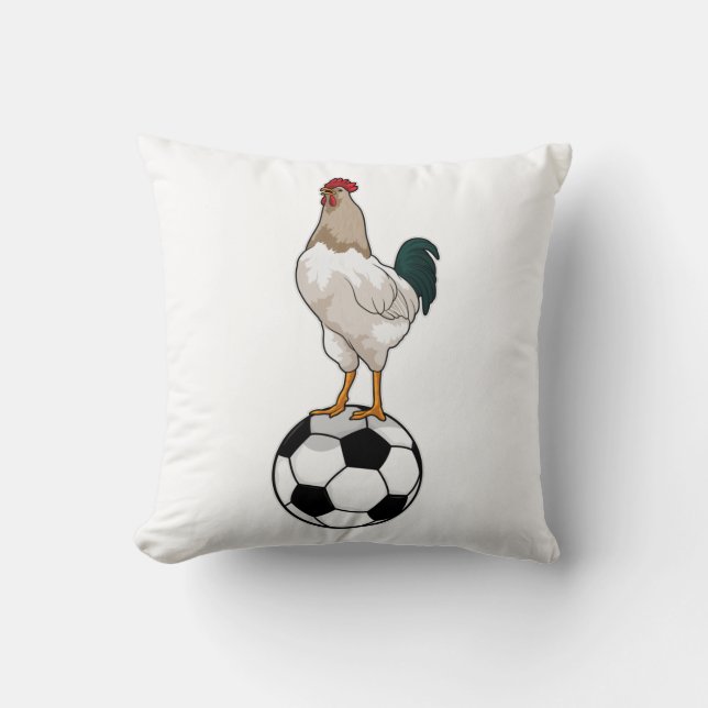 Coussin Joueur de soccer Rooster Soccer (Recto)