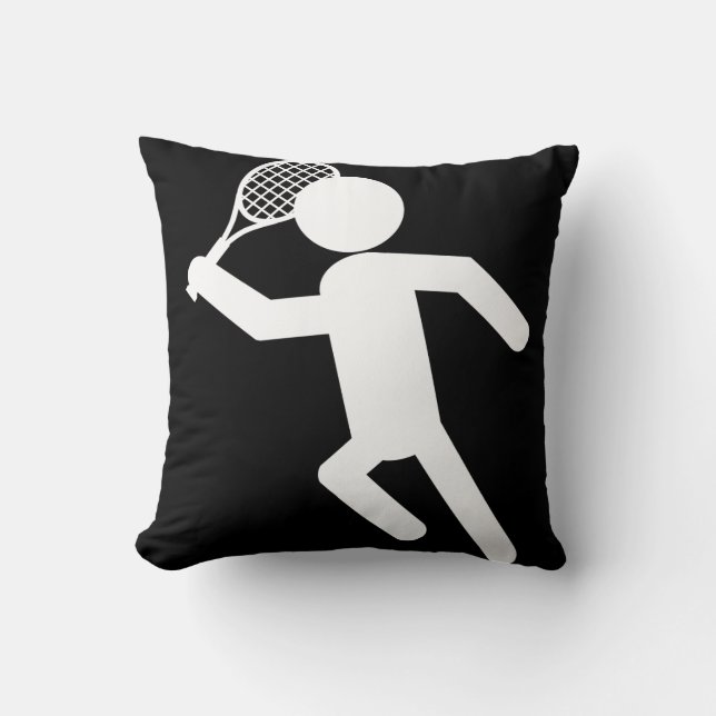 Coussin Joueur de tennis - Symbole de tennis (Recto)