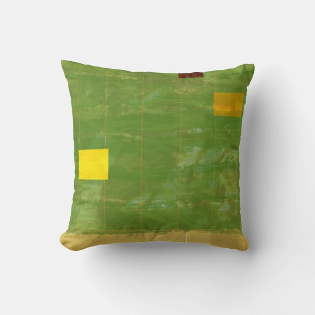 Coussin Jour 3 de genèse : Végétation 2014 (Recto)