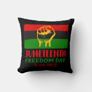 Coussin Jour de la Liberté - Histoire noire