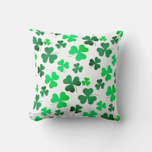 Coussin Jour de la Saint Patrick de printemps vert irlanda