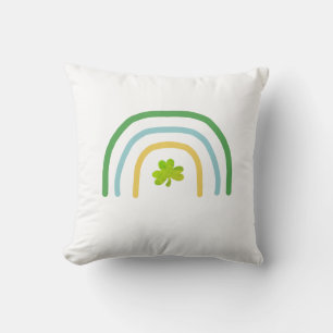 Coussin Jour de la Saint Patrick Rainbow irlandais