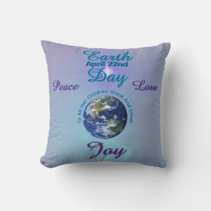 Coussin Jour de la Terre - 22 avril