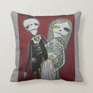 Coussin Jour de l'Américain mort MoJo Pillo de couples de