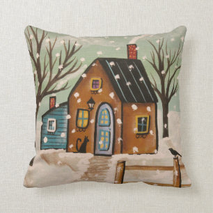 Coussin Jour de neige Jouer l'oreiller en 3 tailles