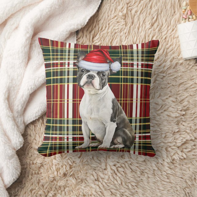 Coussin Jour férié de Boston Terrier Dog Jeu (Couverture)