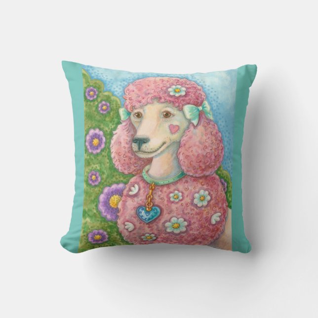 Coussin JOURNALISER LE POIDS Rose JETER PILLOW (Recto)