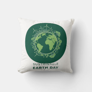 Coussin Journée de la Terre durable