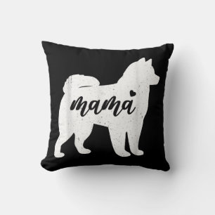 Coussin Journée des mères Husky   Cadeau à mâchoire de chi