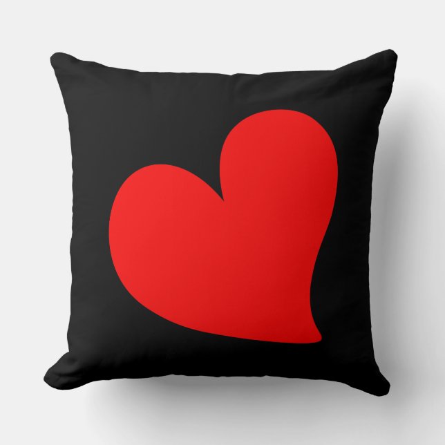 COUSSIN JOURNÉE VALENTINES DU COEUR ROUGE TENDANCE (Recto)