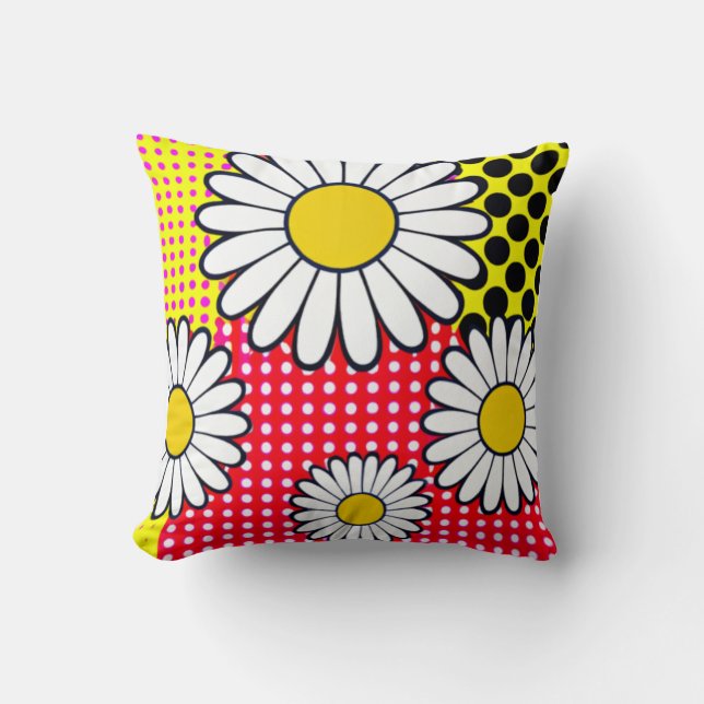 Coussin Jours de marguerite (Recto)