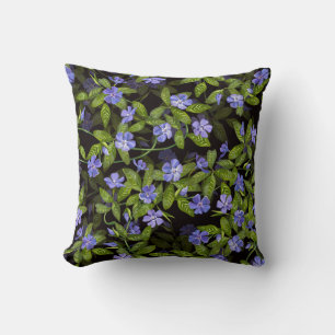 Coussin Jovely Motif de jours de temps   Noir  
