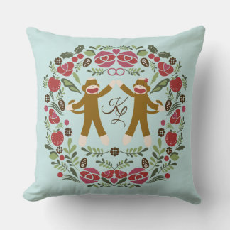 Coussin Joyau de singe de choq Jeu d'oreiller