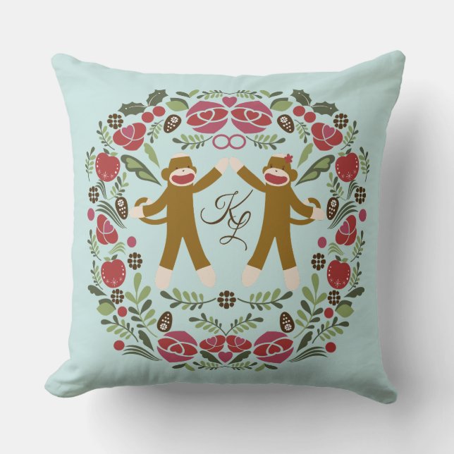 Coussin Joyau de singe de choq Jeu d'oreiller (Recto)