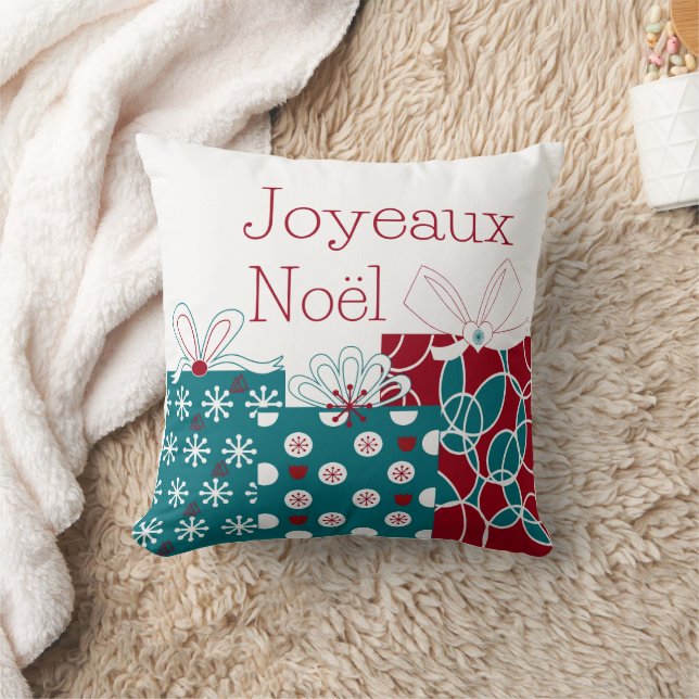 Coussin Joyeaux Noel French Louisiana Cajun Cadeau (Couverture)