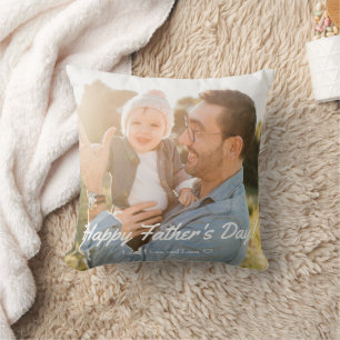 Coussin Joyeuse Fête des Pères Meilleur Papa Carte de Vœux