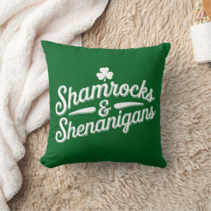 Coussin Joyeuse Saint-Patrick Chance Shamrock & Shenanigan