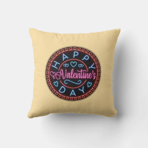 Coussin Joyeuse Saint-Valentin Cercle Design-67128