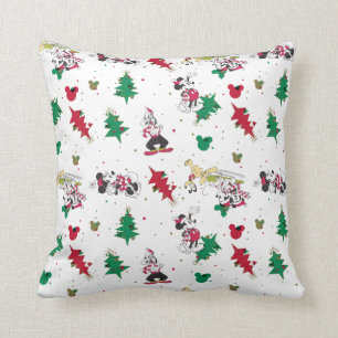 Coussin Joyeuses fêtes   Christmas Mickey Souris & Amis