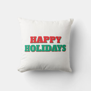 Coussin Joyeuses Fêtes Joyeux Noël Période de Vacances