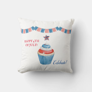 Coussin Joyeux 4 juillet - Célébrer l'oreiller à lancer
